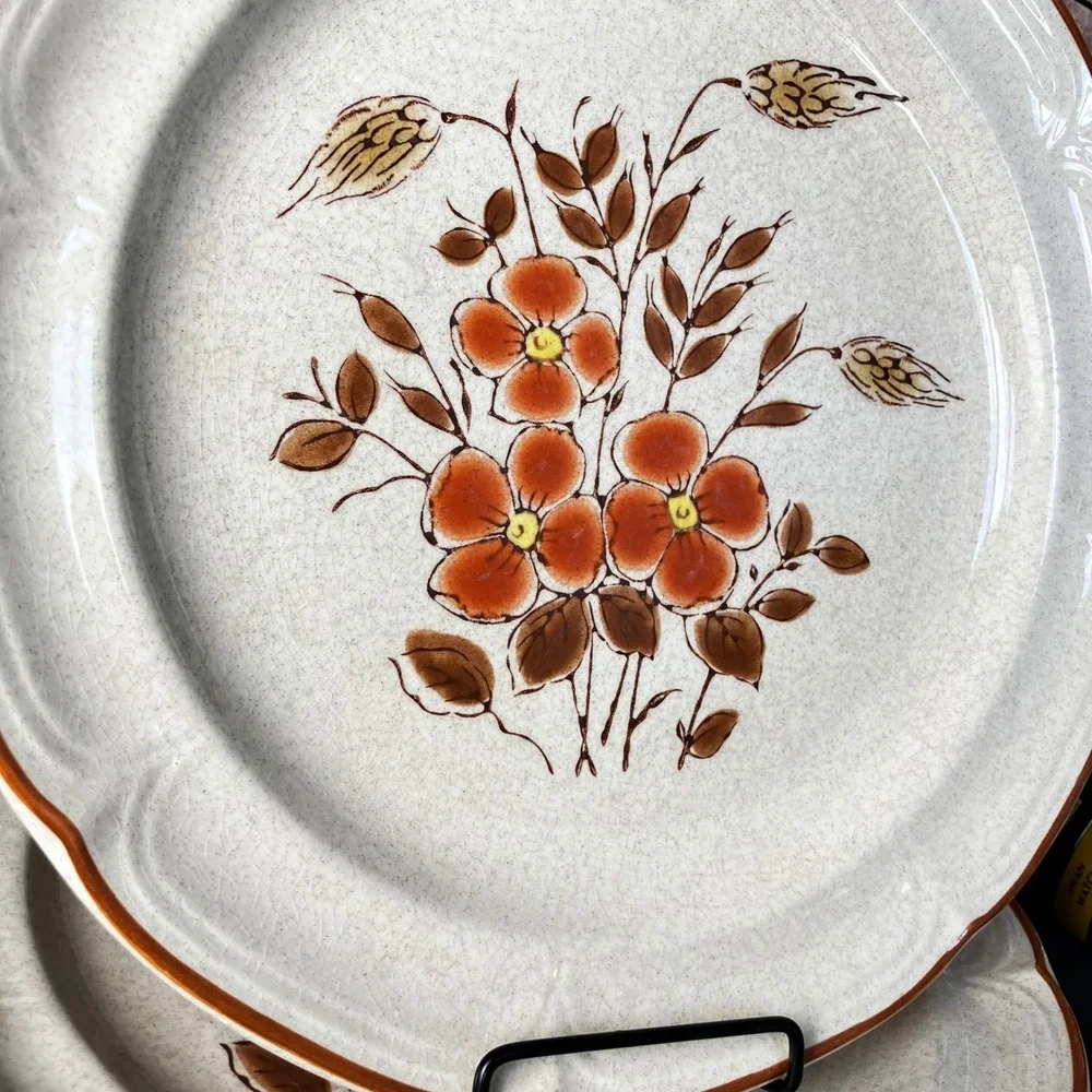 International China Co Monique Country Cousins Dinner Plates SY-7847 Set of 2